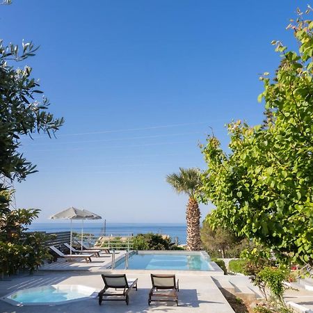 Queen'S Gem Luxury Villa - Heated Jacuzzi & Pool Hersonissos  Bagian luar foto