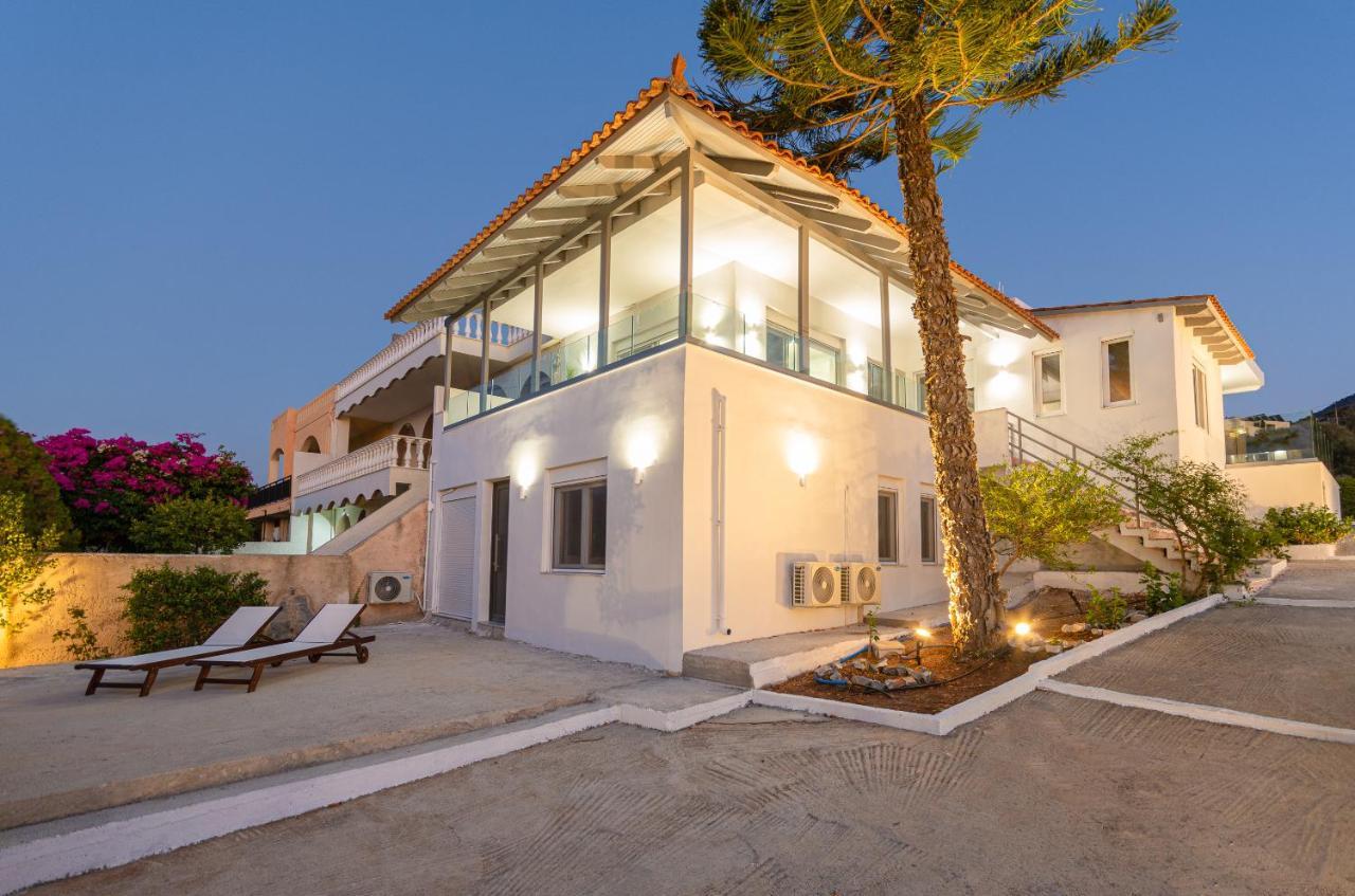Queen'S Gem Luxury Villa - Heated Jacuzzi & Pool Hersonissos  Bagian luar foto