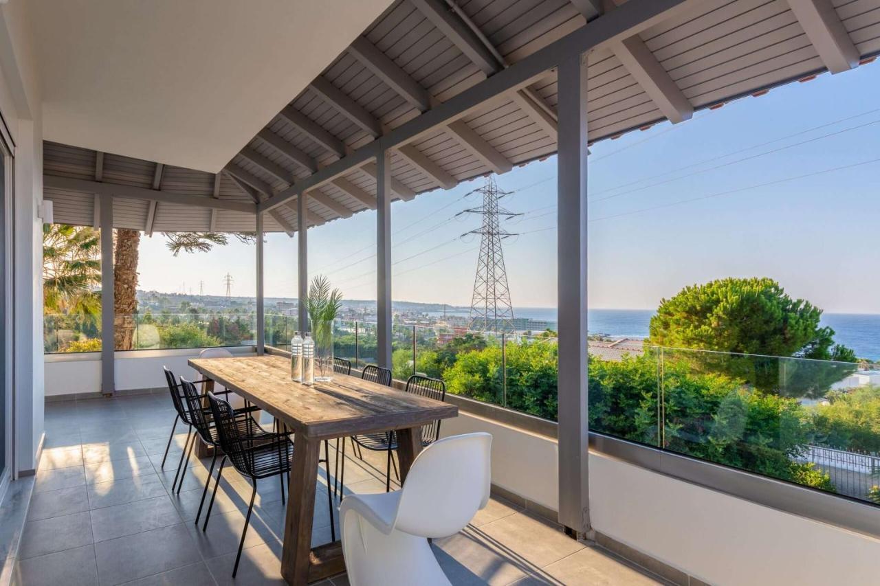 Queen'S Gem Luxury Villa - Heated Jacuzzi & Pool Hersonissos  Bagian luar foto