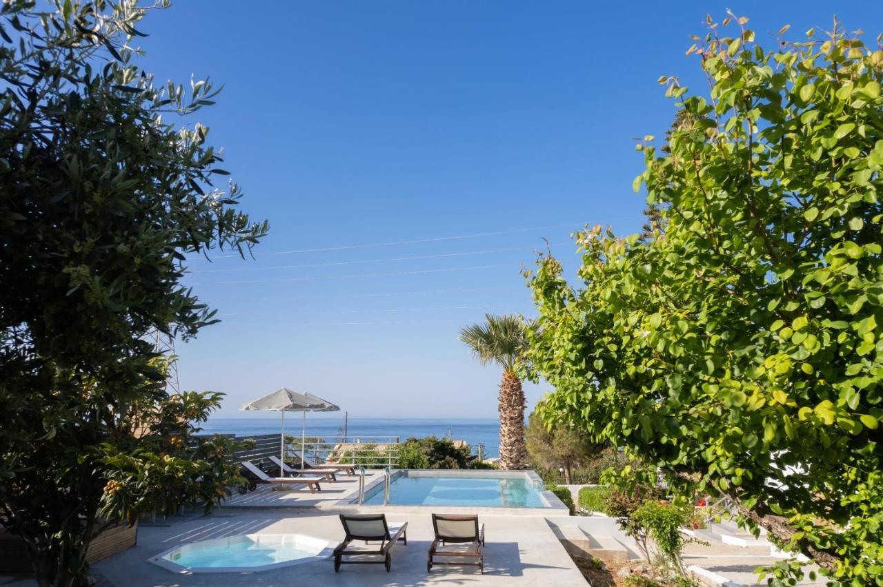 Queen'S Gem Luxury Villa - Heated Jacuzzi & Pool Hersonissos  Bagian luar foto