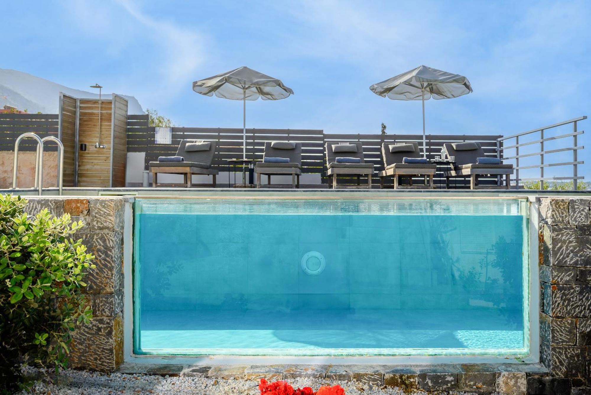 Queen'S Gem Luxury Villa - Heated Jacuzzi & Pool Hersonissos  Bagian luar foto